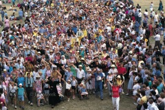 Przybycie pielgrzymów do Częstochowy, 1989